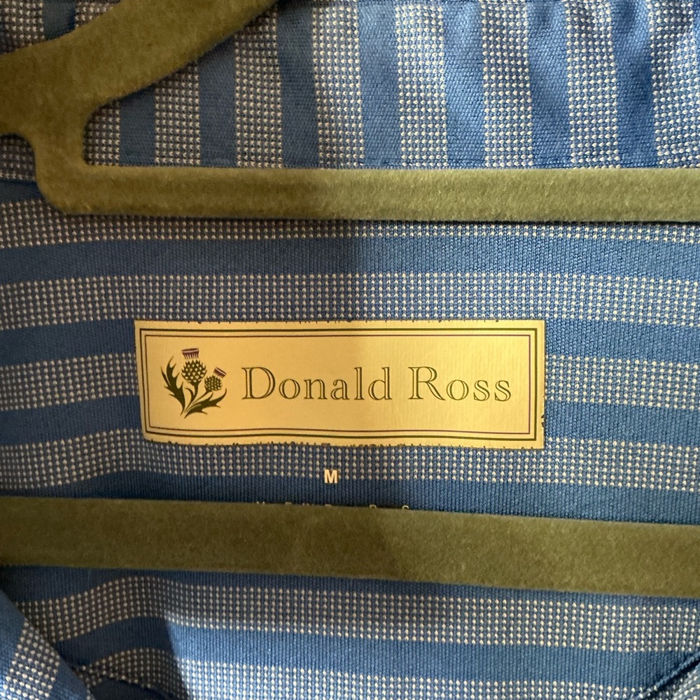 Blue Donald Ross polo tshirt size medium - Picture 4 of 5